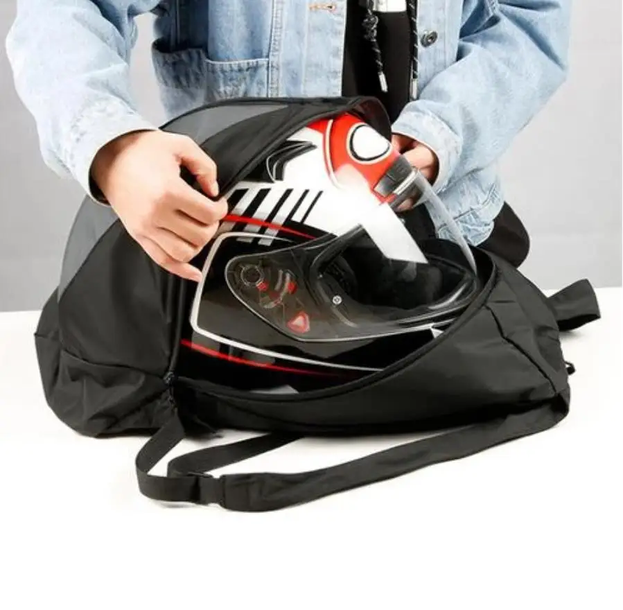24L Motorcycle Backpack Riding Helmet Bag Outdoor Fitness Basketball Sneakers Bag Portable Nylon Backpack Motor Goods New enlarge