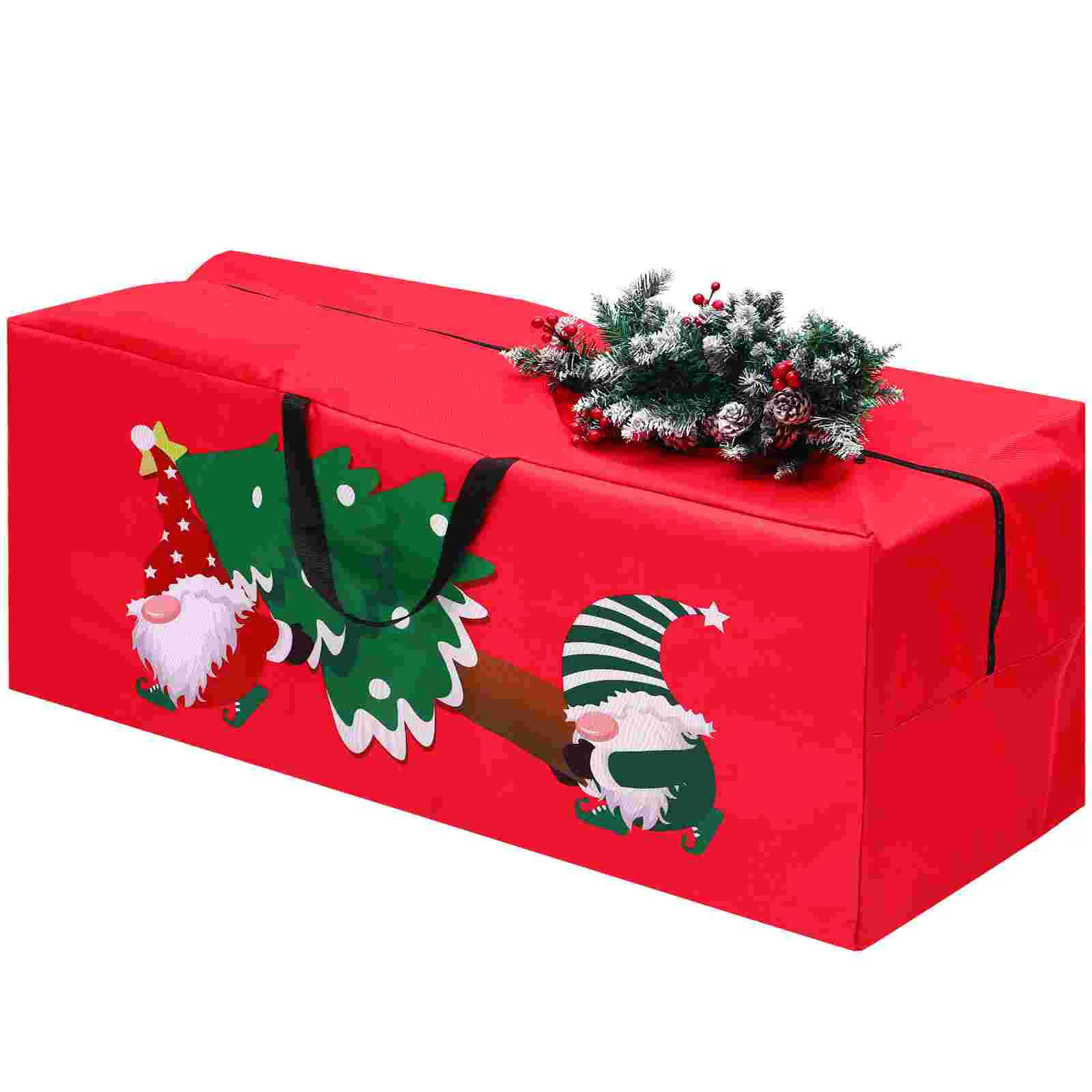 

Christmas Tree Storage Large Box Supplies 9Ft Disassembled Container Zippered Zipper Moving Decorations Artificial Holiday