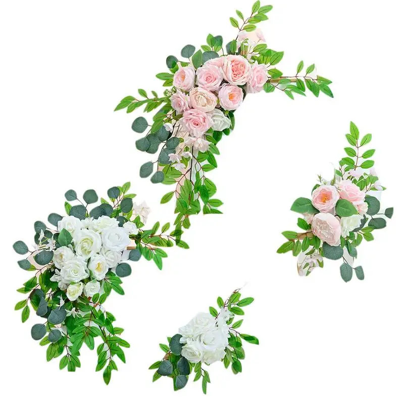 

Wedding Arch Flowers Artificial Floral Flowers Arrangement Garland Display Wedding Backdrop Walkway Reception Carpet Decoration