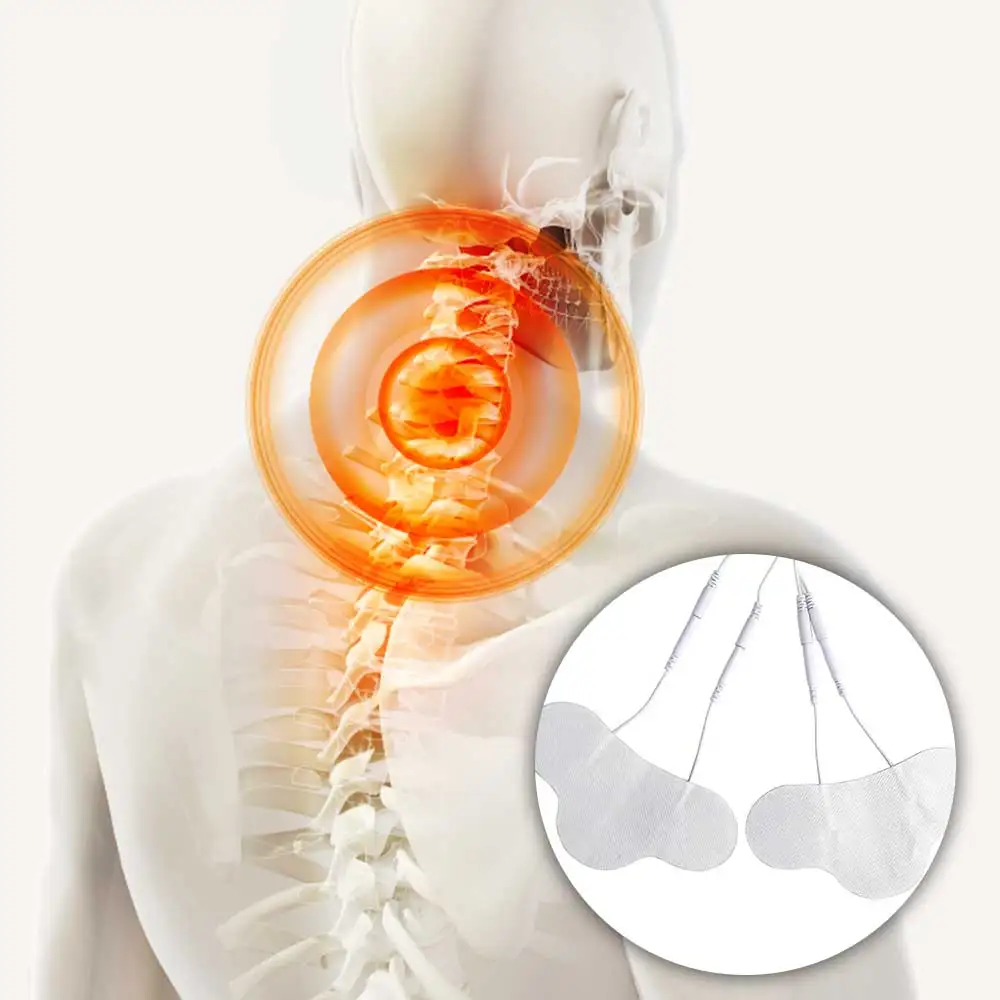 Стимулятор нервных мышц силиконовый гель электродные подушечки EMS нетканые