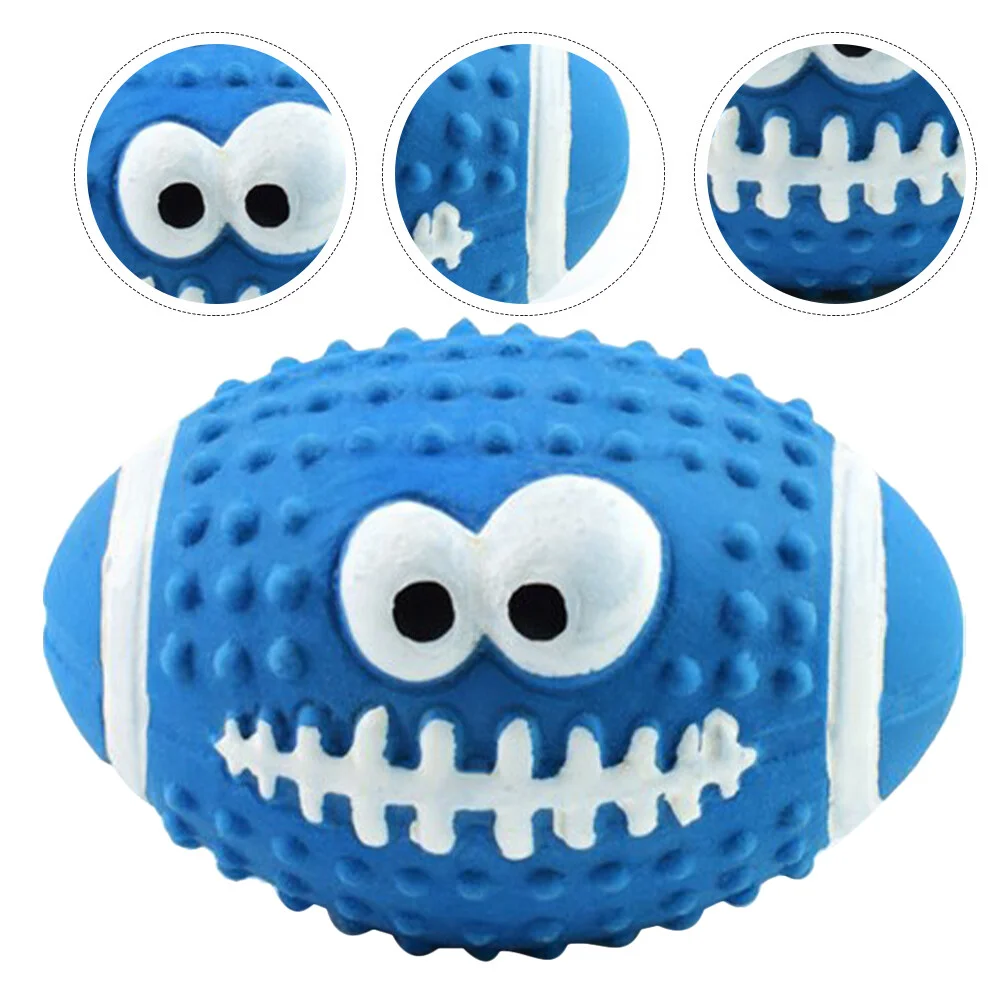 

Latex Ball Dog Toys Small Dogs Portable Supplies Squeaky Funny Emulsion Interactive Pets Puppies