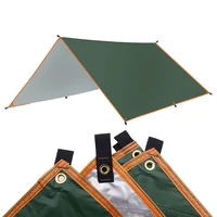 4x3m 3x3m awning waterproof tarp tent shade ultralight garden canopy sunshade outdoor camping hammock tourist beach sun shelter
