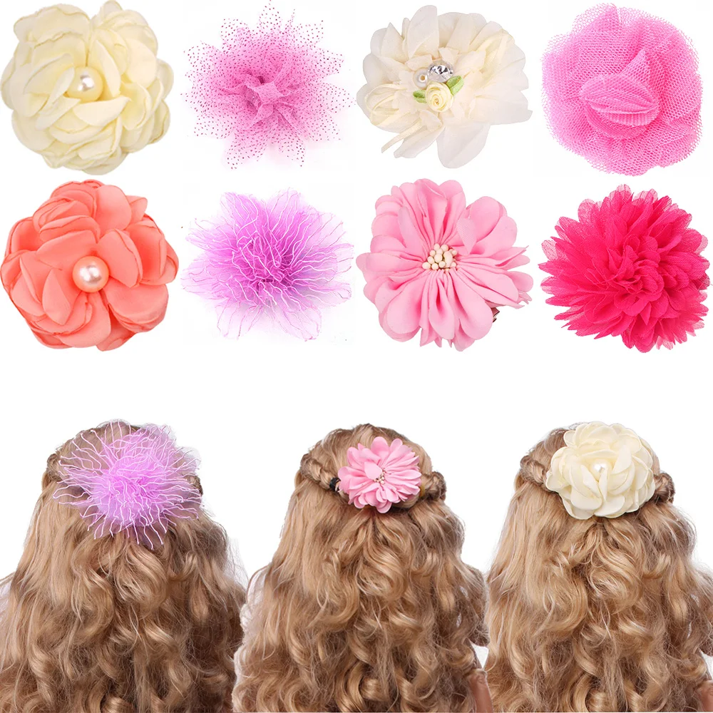 

Baby Hair Accessories Doll Hair Pins Fit 18 Inch &43CM Newborn Baby Doll Clothes Accessories OG Girl Doll Russia DIY Gift's Toy