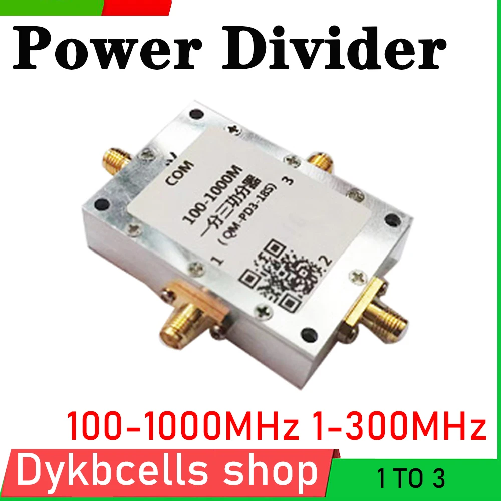100M-1000Mhz RF делитель мощности 1 до 3 комбайнер для UHF VHF FM SDR 315M 433M 868M LORA система связи