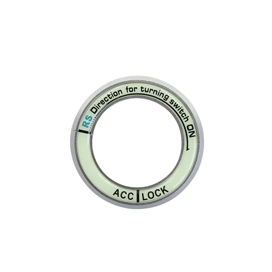 

Светящаяся наклейка на зажигание крышка переключателя декоративное кольцо для выключателя для KIA RIO Ceed Sportage SL для Hyundai Solaris Verna Sonata Elantra