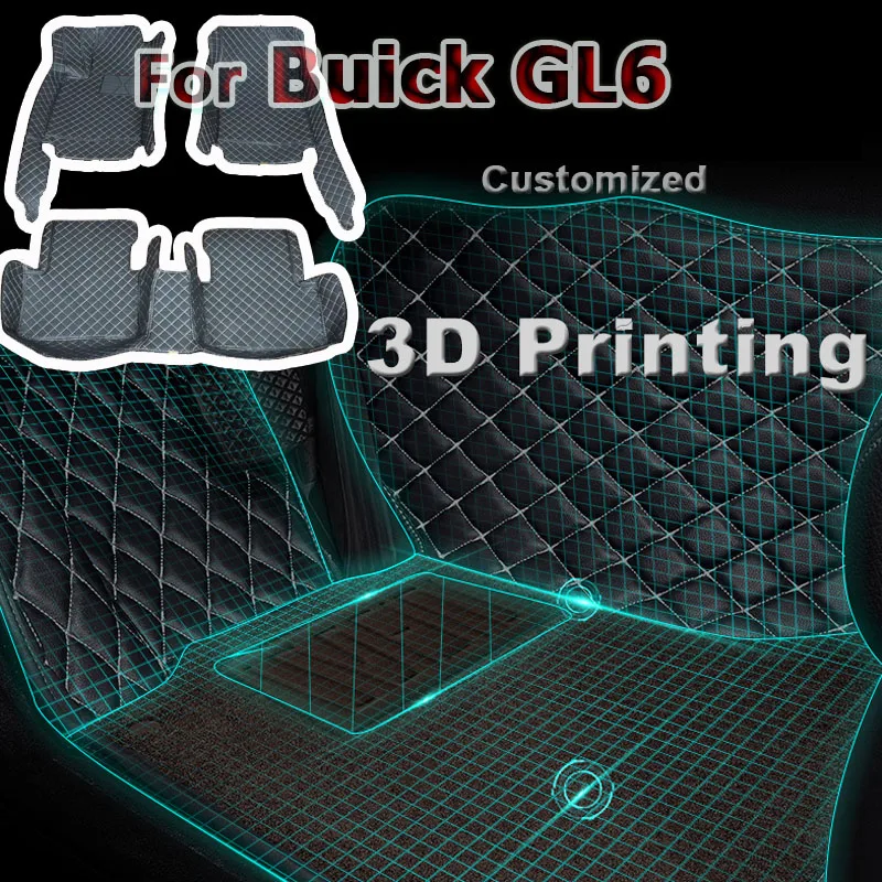 

Автомобильный напольный коврик и коврик для багажника для BUICK GL6 6 мест 2018-2020 лет, Индивидуальные напольные коврики, автомобильные накладки н...