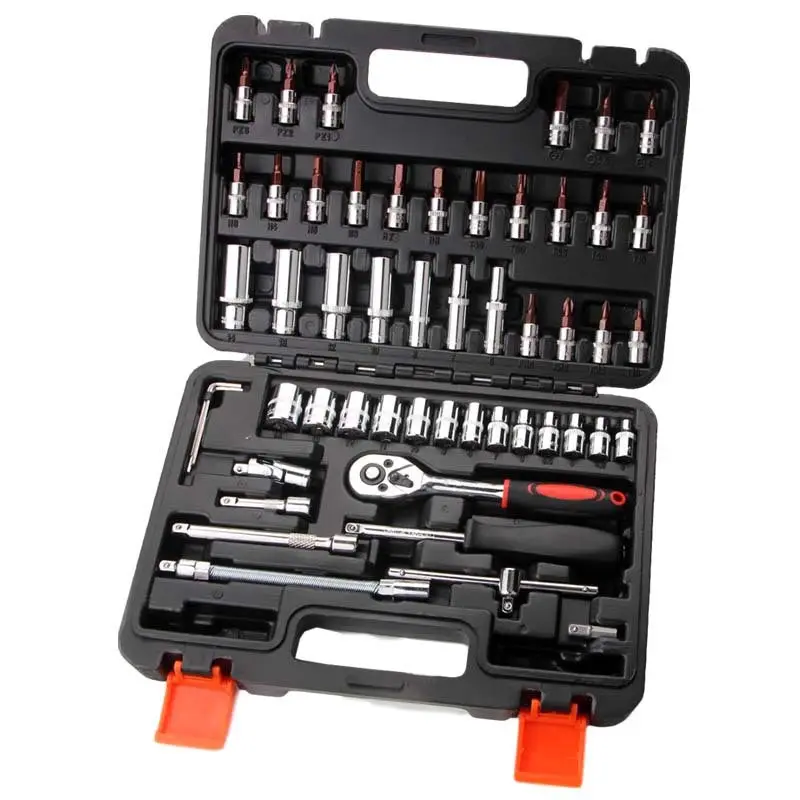 

53pcs Auto Repair Tools Sets Ratchet Socket Wrench Screwdriver Professional Hardware Combination Car Auxiliary Tools 2022