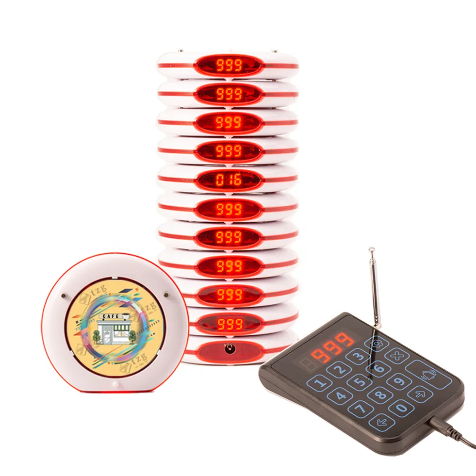 

Водонепроницаемый популярный беспроводной пейджер с вибрацией для ресторана