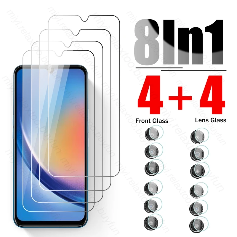 

Protective Glass For Samsung Galaxy A34 5G Glass Camera Glass Sumsung Samung A34 A 34 34A 5G 2023 6.6" Screen Protector Film 9H