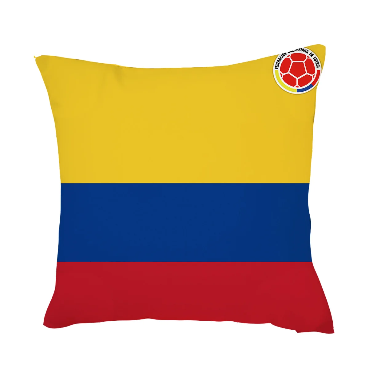 2022 Qatar Football World Cup Top 32 Team Logo Pattern 45 * 45cm Подушка для подушки подушка автомобильного