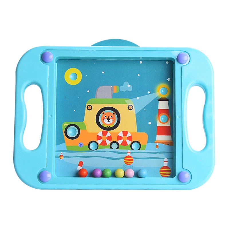 

Palm Balanced Ball Concentration Into A Hole Play Game Children Balanced Bead Strategy Game Balance Training Toy