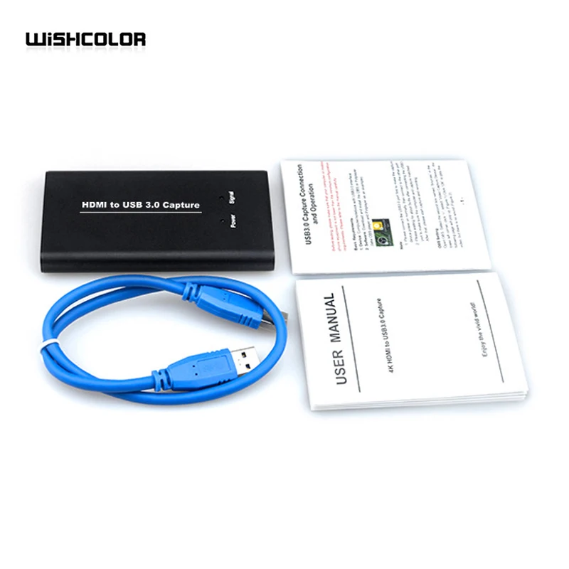 

Wishclor HV-HCA11 USB3.0 FHD 4K Video Card HDMI-Compatible Video Card for Phone Gaming Live Streaming Recording