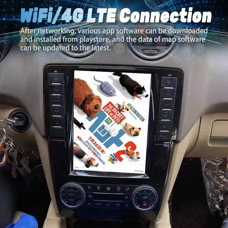 9,7-дюймовый мультимедийный плеер Android для Mercedes Benz ML W164 W300 ML350 ML450 ML500 GL X164 G320 GL350 GL450 GL500 Carplay Autoradio (art.: 3920d4bd47edd) - 3920d4bd47edd