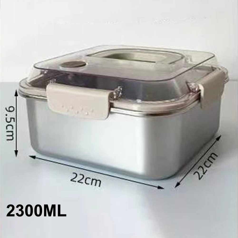 1 шт. герметичный Ланч-бокс из нержавеющей стали для микроволновой печи