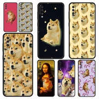 cute cartoon dog fashion phone case for samsung galaxy a12 a22 a32 a52 a50 a70 a10 a10s a20 a30 a40 a20s a20e a02s a72 5g cover