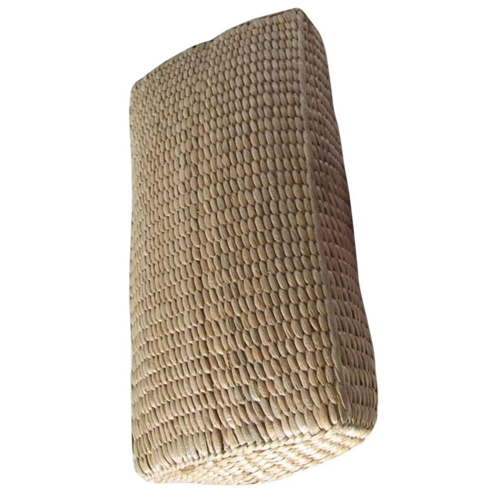 

Sweat Steam Neck Cushion Manual Bed Straw Pillow Seniors Cattail Grass Rest Elder