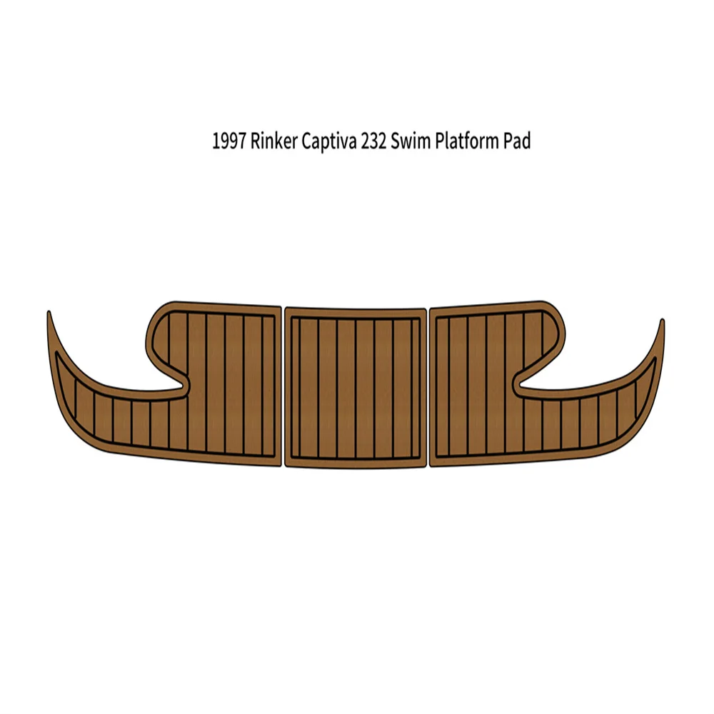 

1997 Rinker Captiva 232 Swim Platform Boat EVA Faux Foam Teak Deck Floor Pad