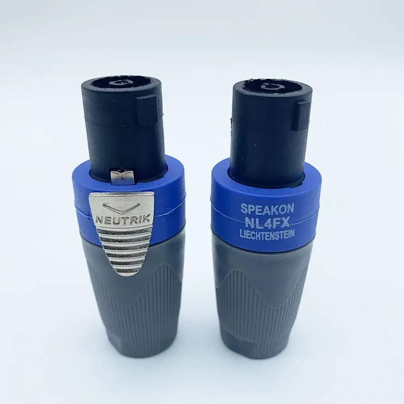 100 шт. новый тип для NEUTRIK NL4FX (обновление) 4-полюсная штепсельная вилка мужская