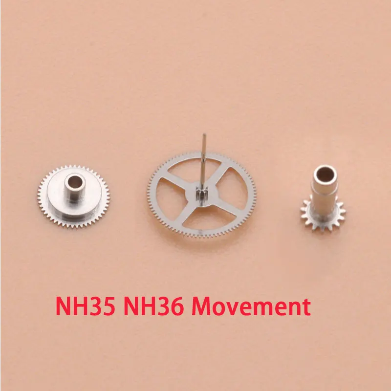 1 SET Movement Second wheel Minute wheel Hour wheel Replace parts for NH35 NH36 Movement Part Seiko Watch Movt Sparts