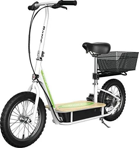 

SUP Scooter \u2013 16" Air-Filled Tires, Wide Bamboo Deck, 350w High-Torque Hub-Driven Motor, Up to 15.5 mph & 15.5 Mil