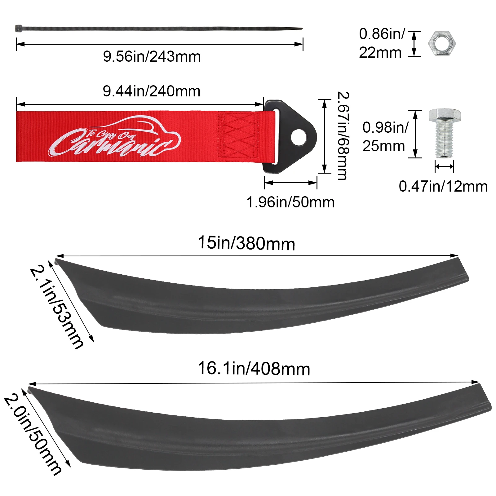 Для Audi Q5 VW Tiguan Sirocco Skoda Scout автомобильное брызговик с буксирным ремнем расширители