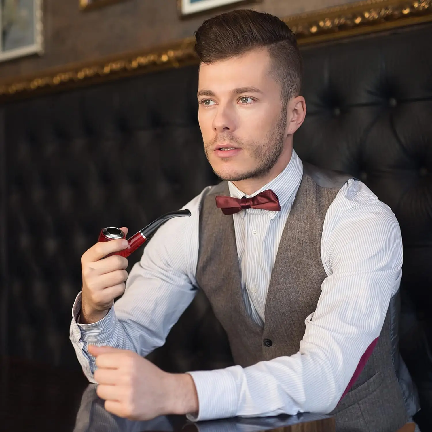 Красная табачная трубка Скотт