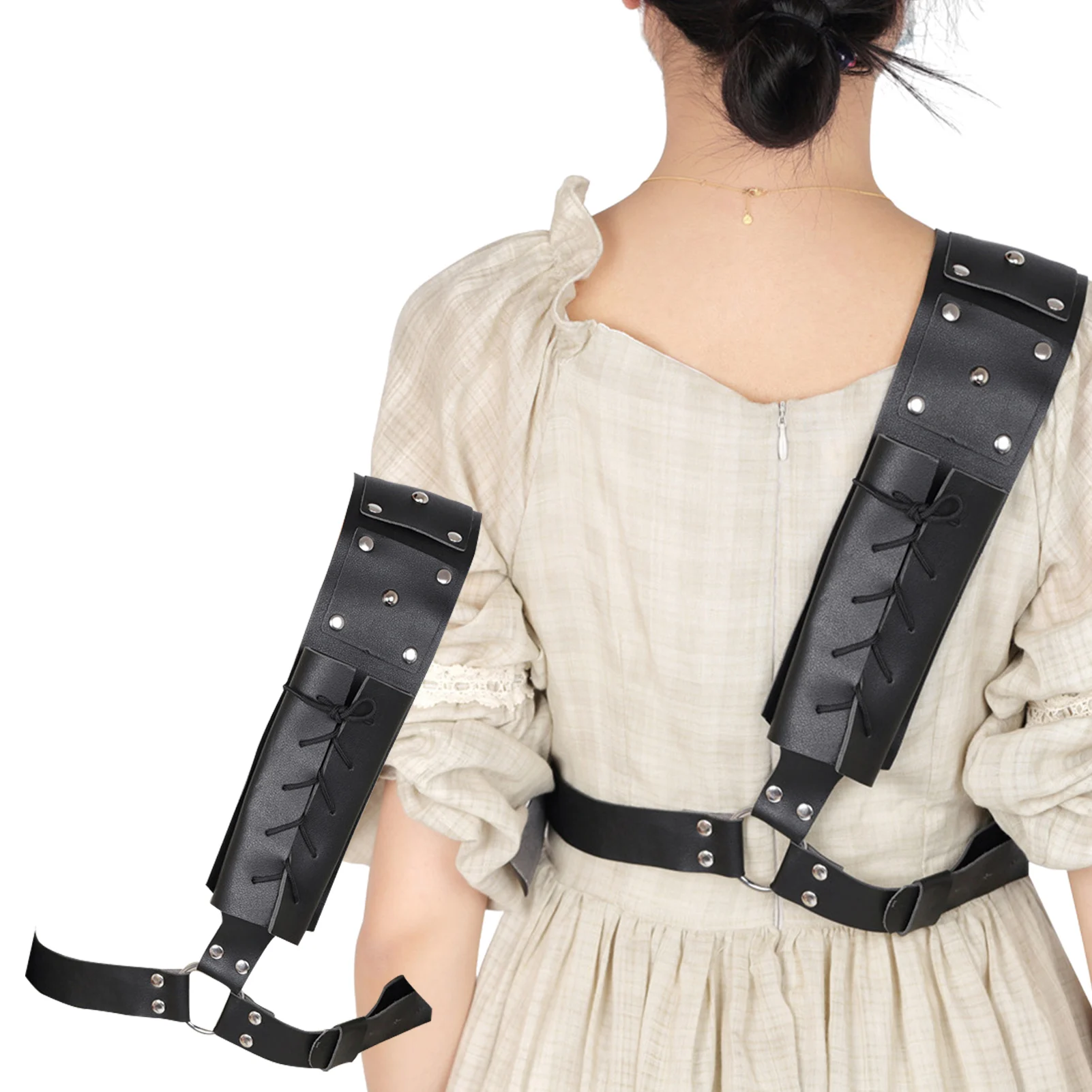 

Scabbard On The Back European Celtic Sabre PU Leather Cover Adjustable Design Sabre Cover For Role-Playing