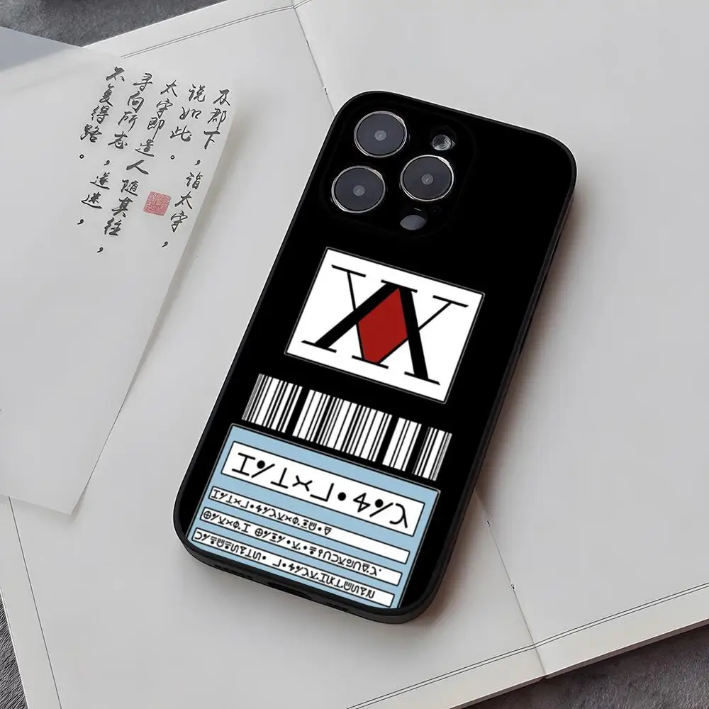 Чехол для телефона Hxh Hunter x License iphone 16 Pro Max 15 11 13 14 Xs Mini Xr X 7 Plus Shell Coque