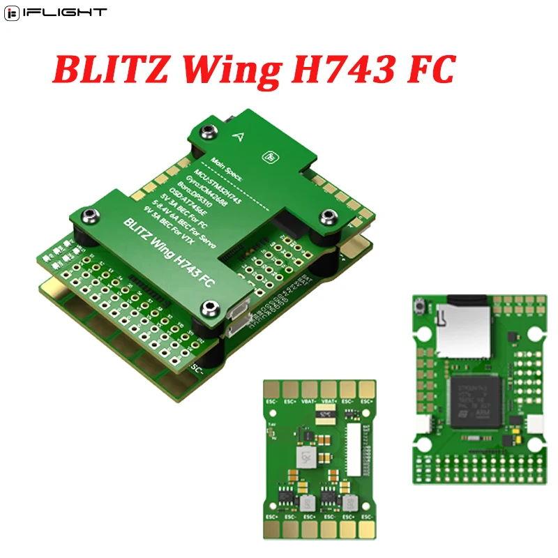 Контроллер полета iFlight BLITZ Wing H743 для FPV RC Drone