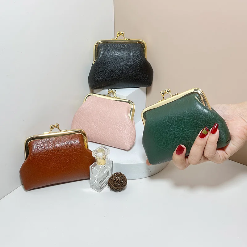 

Women's Coin Money Key Earphone Wallet Buckle Candy Color Girl Coin Storage Bags Pouch 2023 Girl Small New Retro Coin Purse