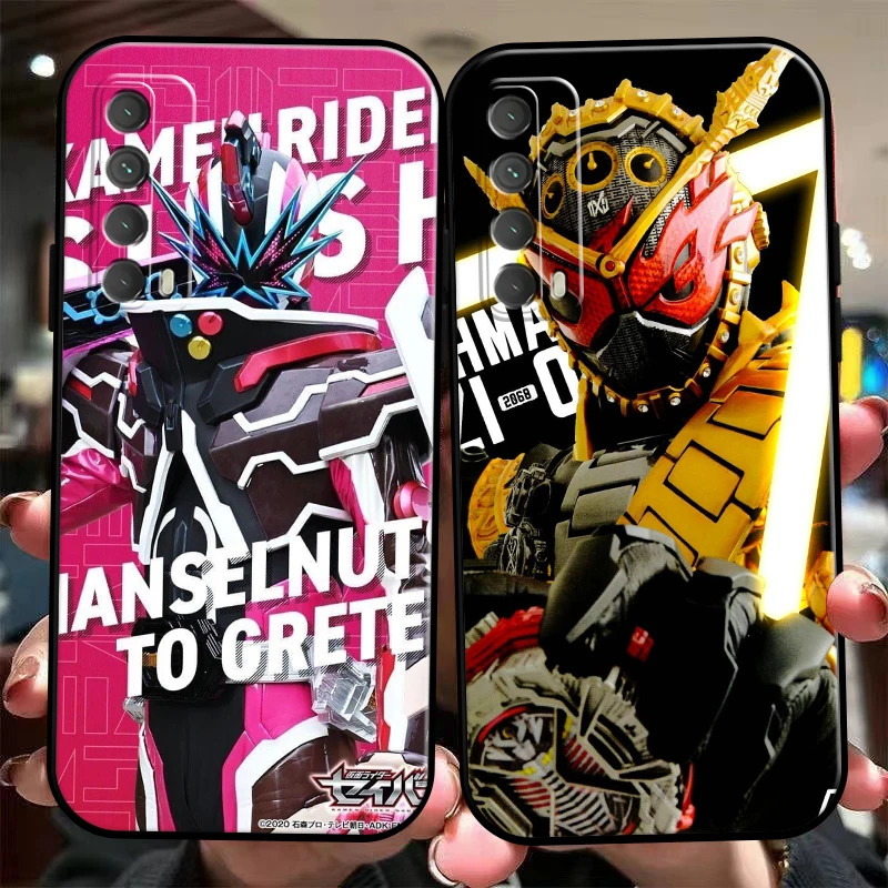 

Cool Kamen Rider Phone Case For Huawei P Smart Z 2019 2021 P20 P20 Lite Pro P30 Lite Pro P40 P40 Lite 5G Funda Carcasa