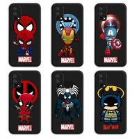 marvel spider man deadpool iron man phone case for oppo realme 6 pro c3 5 pro c2 reno2 z a11x xt