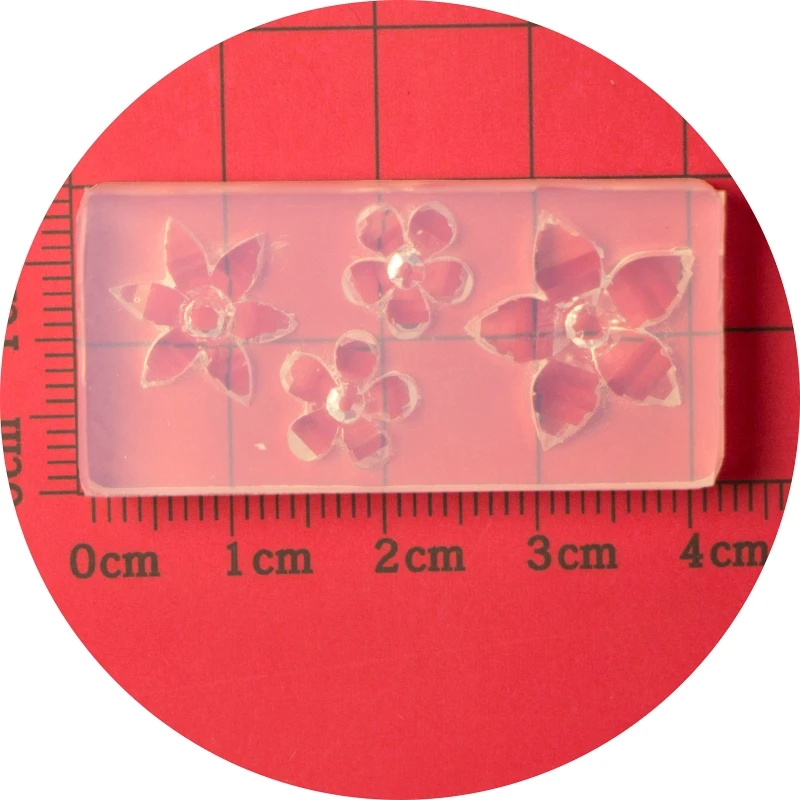 

M2EA Five Petal Flower Nail Art Mold 3D Silicone Carving Mould Acrylic UV Gel Nail Art Silicone Mould Diy Girl Nail Art Tool