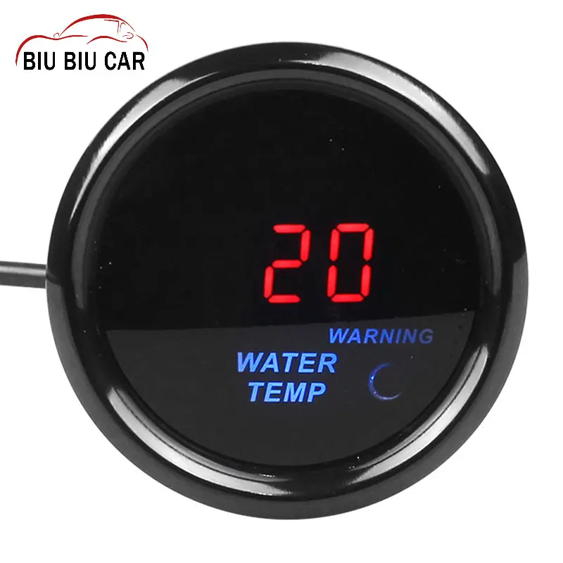 

Автомобильный манометр 2 дюйма, 52 мм, 0-10 бар, измеритель давления масла, цифровой светодиодный дисплей, Черный Автомобильный измеритель с датчиком давления масла, запчасти