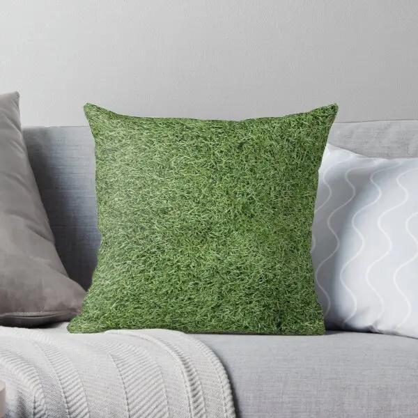 

Astroturf Lush Green Turf Grass Athletic Printing Throw Pillow Cover Soft Hotel Decorative Square Comfort Pillows not include