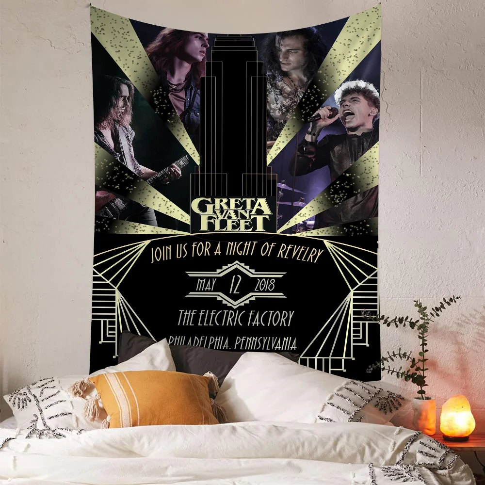 Greta Van Fleet Rock Band Classic Vintage Posters Decoracion Painting Wall Art White Kraft Paper Kawaii Room Decor