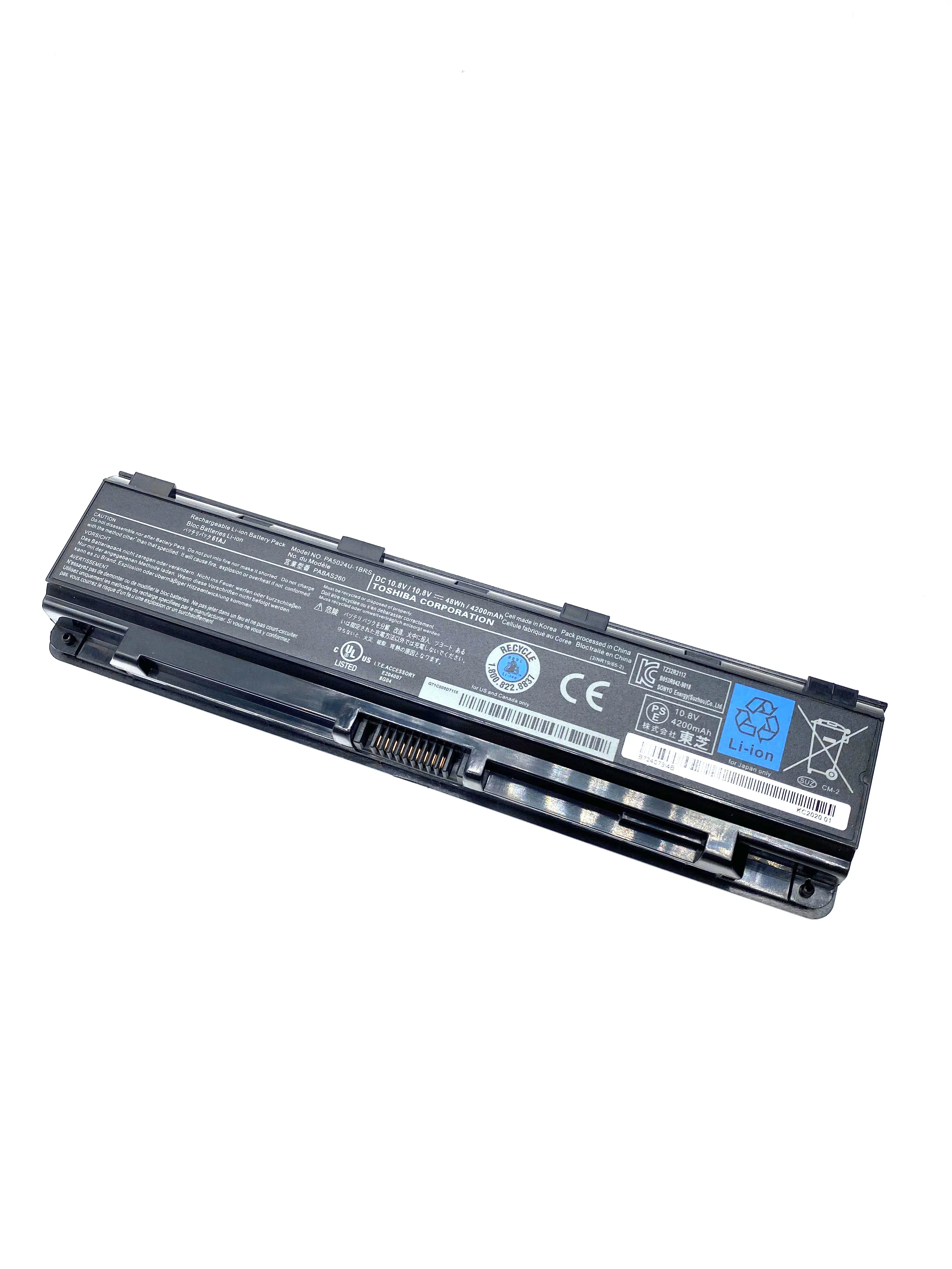 Новый аккумулятор для ноутбука PA5024U-1BRS 4200 мАч Toshiba Satellite 5024 5023 C55 C40 C850 C855D PA5023U-1BRS PA5024