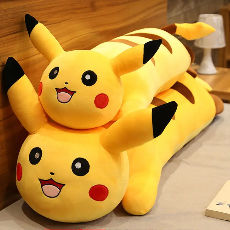 

Kawaii Pokemon Pikachu Plush Doll Anime Cute Naughty Pikachu Children's Collection Toys Christmas Birthday Gifts