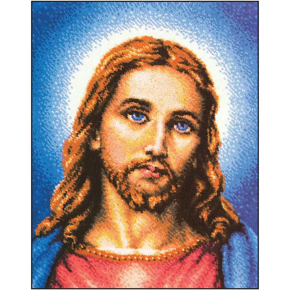 

Набор для вышивки ковров, вышивка крестиком на холсте с принтом, крючок с защелкой, необработанные аксессуары, наборы для изготовления ковр...