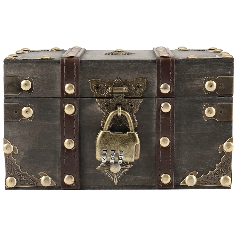 Деревянный ящик для хранения в европейском стиле ретро домашний украшение