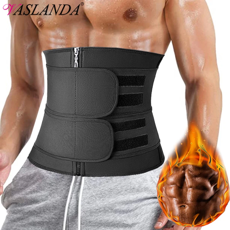 

Men Waist Trainer Workout Girdle Abdomen Reducer Tummy Control Shapewear Back Lumbar Support Belt Sauna Sweat Body Shaper Corset