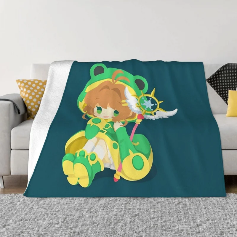 

CardCaptorKINOMOTOSAKURAAnimeBlanketFlannelDecorationChibiPortableHomeBedspread