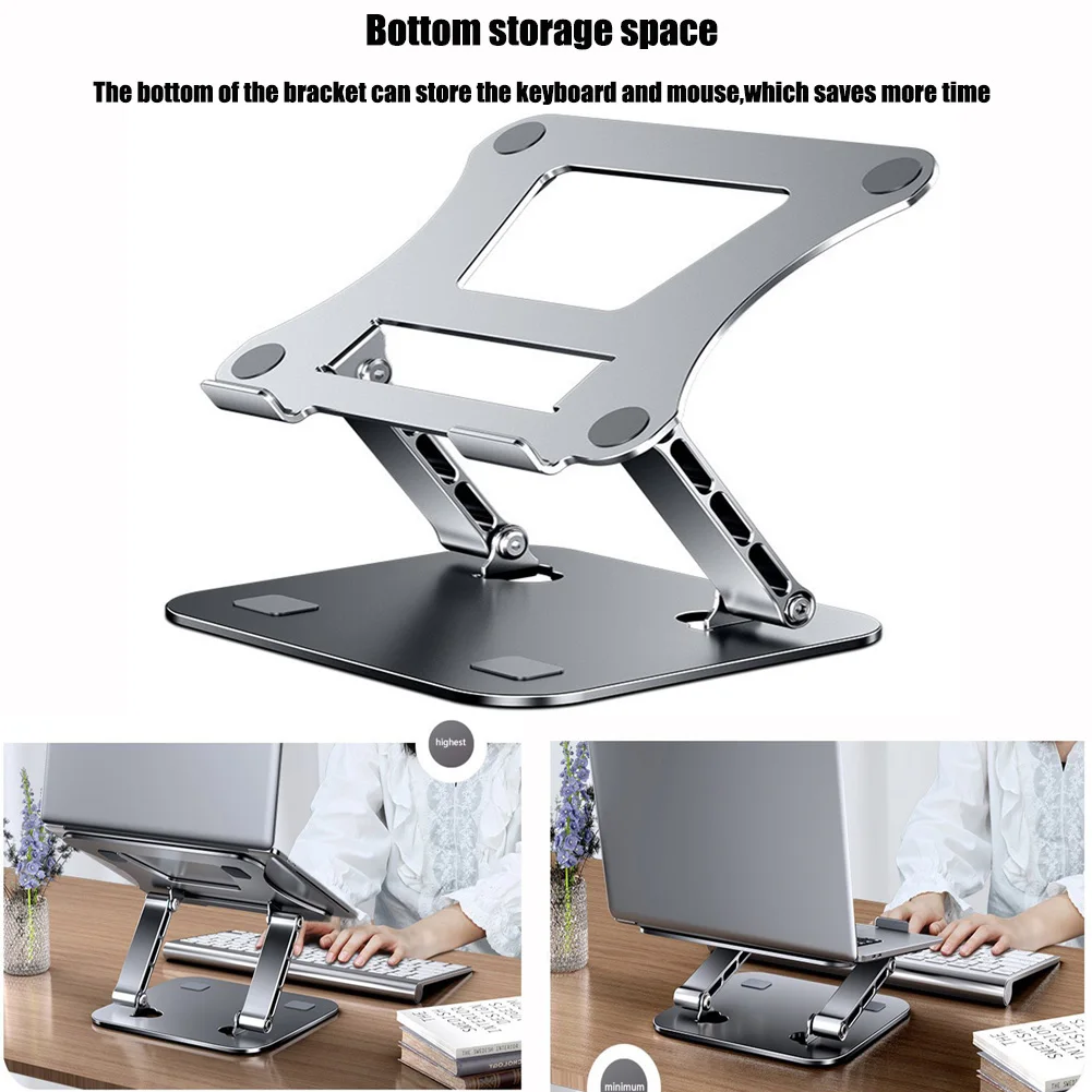 

Регулируемая Складная подставка для ноутбука и планшета MC 515, алюминиевая Портативная подставка для ноутбука, подставка для ноутбука