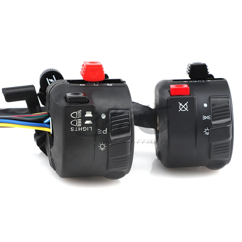 

Free shipping Motorcycle Head Light Hi-Lo Beam Kill Electric Start 4-Function Switch with Choke Lever for ATV Quad 4 Wheeler