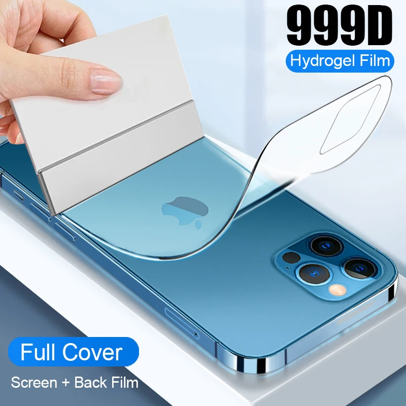 

Full Cover Hydrogel Film For iPhone 7 8 Plus SE 2020 Screen Protector For iPhone 11 12 Pro mini X XR XS Max 6 6s Film Not Glass