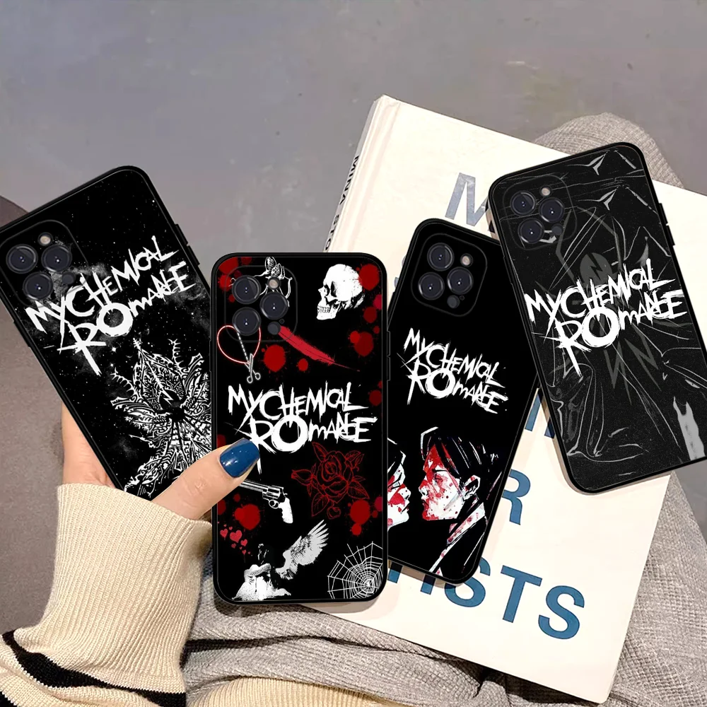Чехол для телефона M-My C-Chemical R-Romance B-Band IPhone 16 15 8 7 6 6S Plus X SE XR XS 14 11 12 13 Mini Pro Max Mobile Case