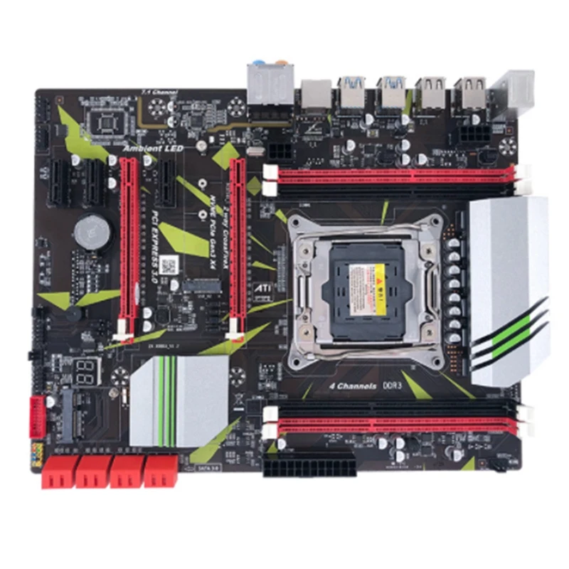

X99 LGA2011-V3 высокоскоростной модуль, 4 канала DDR3, профессиональная материнская плата, системная плата