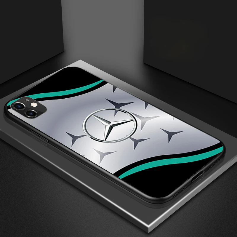 Mercedes Benz Sports Car Fashion Phone Case For Apple IPhone 13 12 11 14 Pro Max Mini XR X XS  Max 6S 6 7 8 Plus SE 2020 Covers