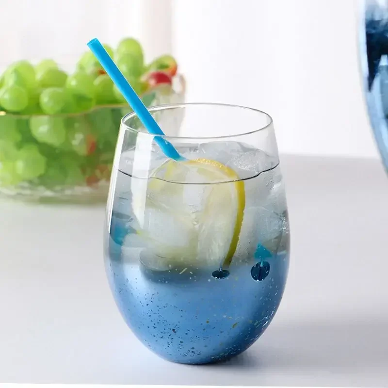 Star Sky Crystal Glass Goblet Blue Red Wine Cup Household High Beauty Light Luxury Water Party Champagne