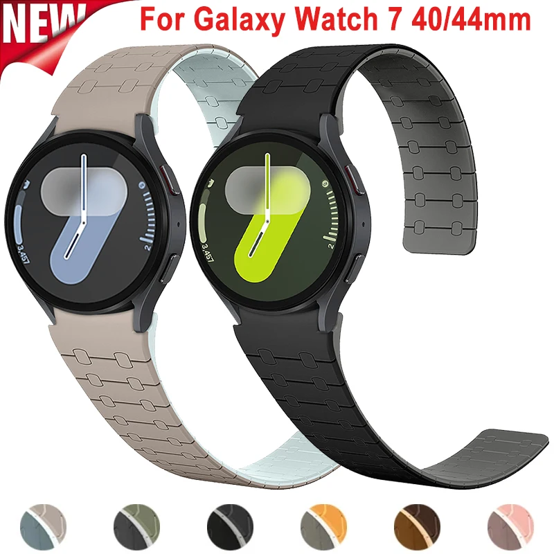 Фото Ремешок магнитный для Samsung Galaxy Watch 7 6 5 4 40 мм 44 мм 5Pro 45 мм №1